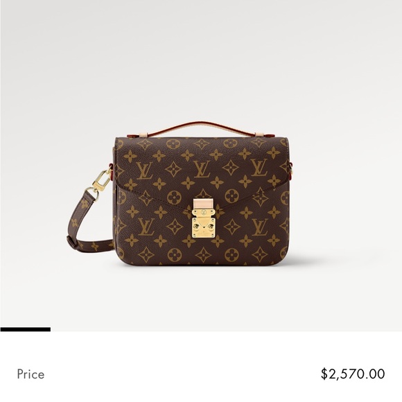 AUTHENTIC POCHETTE METIS bag Louis Vuitton Monogram - Picture 4 of 10